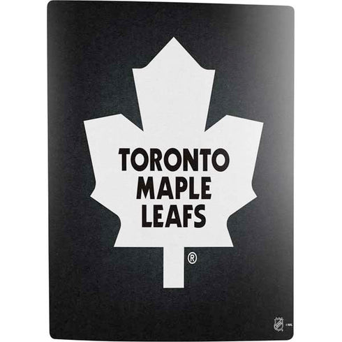 NHL Toronto Maple Leafs Black Background PS5 Digital Edition Bundle Skin